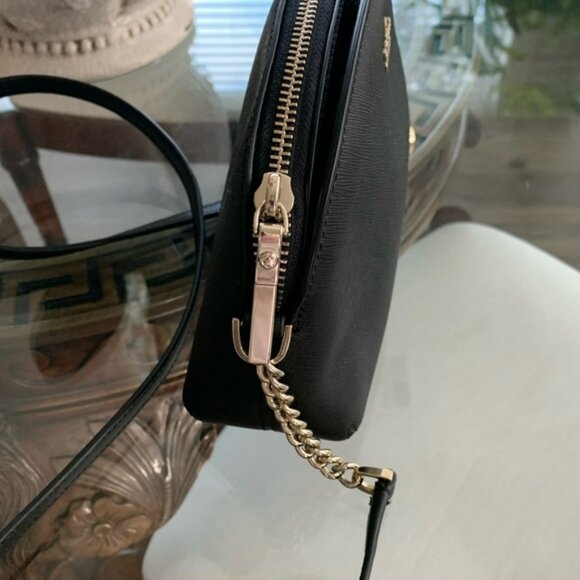 ♠️♠️KATE SPADE CAMERON HILLI DOME BLACK SAFFIANO LEATHER CROSSBODY BAG!♠️♠️ - Picture 3 of 10